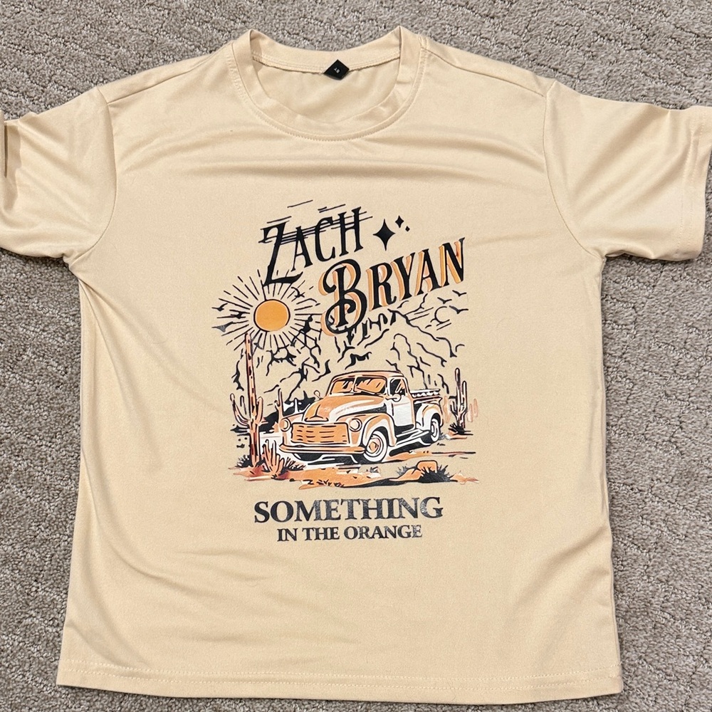 Beige Graphic T-Shirt